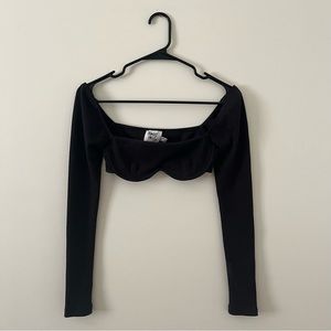 Princess Polly Long Sleeve Crop Top